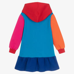 Agatha Ruiz de la Prada-Girls Colourblock Hooded Dress | Childrensalon Outlet