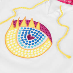 Agatha Ruiz de la Prada-Girls Cotton Top with Eye Design | Childrensalon Outlet
