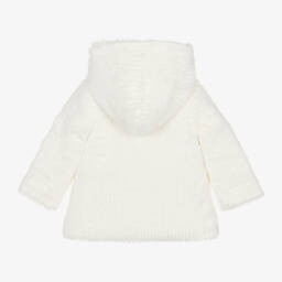 Agatha Ruiz de la Prada-Girls Cream Faux Fur Coat | Childrensalon Outlet