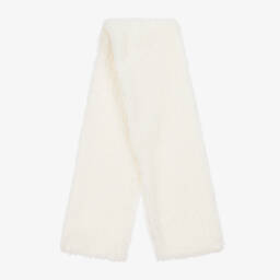 Agatha Ruiz de la Prada-Girls Cream Knit Hat & Scarf Duo | Childrensalon Outlet