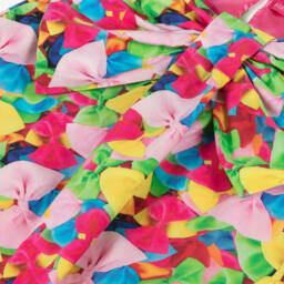 Agatha Ruiz de la Prada-Girls Delightful Cotton Bow Frock | Childrensalon Outlet