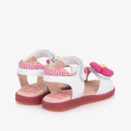 Agatha Ruiz de la Prada-Girls Elegant White Blossom Footwear | Childrensalon Outlet