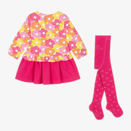 Agatha Ruiz de la Prada-Girls Floral Cotton Jersey Outfit | Childrensalon Outlet