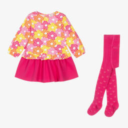 Agatha Ruiz de la Prada-Girls Floral Cotton Jersey Outfit | Childrensalon Outlet