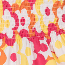 Agatha Ruiz de la Prada-Girls Floral Delight Cotton Frock | Childrensalon Outlet