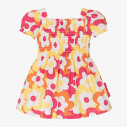 Agatha Ruiz de la Prada-Girls Floral Delight Cotton Frock | Childrensalon Outlet