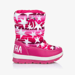 Agatha Ruiz de la Prada-أحذية بنات وردية بنجمة متلألئة | Childrensalon Outlet