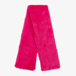 Agatha Ruiz de la Prada-Girls Fuchsia Knit Hat and Scarf Duo | Childrensalon Outlet
