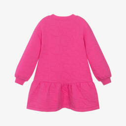 Agatha Ruiz de la Prada-فستان مطرز بقلب لون زهري فوشيا | Childrensalon Outlet