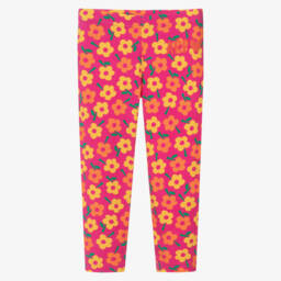 Agatha Ruiz de la Prada-ليقنز بطبعة ورود لون زهري فوشيا للبنات | Childrensalon Outlet