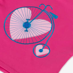 Agatha Ruiz de la Prada-Girls Fuchsia Wheel Tee | Childrensalon Outlet