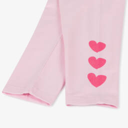 Agatha Ruiz de la Prada-Розовые колготки с блестящими сердцами для девочек | Childrensalon Outlet