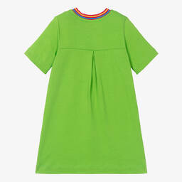Agatha Ruiz de la Prada-Girls Green Cotton T-Shirt Dress | Childrensalon Outlet