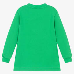 Agatha Ruiz de la Prada-Girls Green Horse Sweatshirt Dress | Childrensalon Outlet