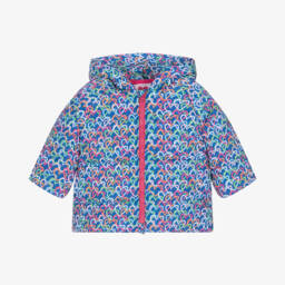 Agatha Ruiz de la Prada-Girls Heart Pattern Puffer Jacket | Childrensalon Outlet