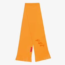 Agatha Ruiz de la Prada-Girls Orange Fleece Scarf | Childrensalon Outlet