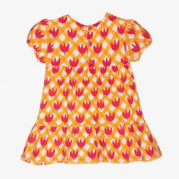 Agatha Ruiz de la Prada-Girls Orange Tulip Dress | Childrensalon Outlet