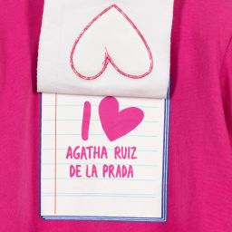 Agatha Ruiz de la Prada-Girls Pink Cotton Babygrow | Childrensalon Outlet