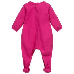 Agatha Ruiz de la Prada-Girls Pink Cotton Babygrow | Childrensalon Outlet