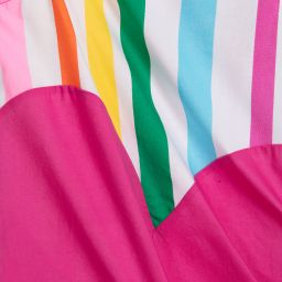 Agatha Ruiz de la Prada-Girls Pink Cotton Dress | Childrensalon Outlet