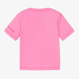 اجاثا رويز دي لا برادا-Girls Pink Cotton Jersey T-Shirt | Childrensalon Outlet