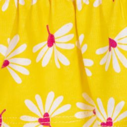 اجاثا رويز دي لا برادا-فستان قطن لون زهري وأصفر | Childrensalon Outlet