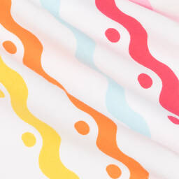 Agatha Ruiz de la Prada-Розовая футболка с сердцем и юбка из хлопка | Childrensalon Outlet