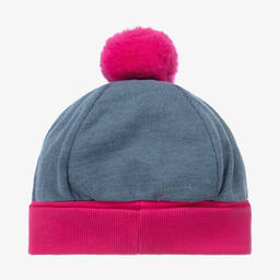 Agatha Ruiz de la Prada-Girls Pink Heart Hat & Scarf Set | Childrensalon Outlet