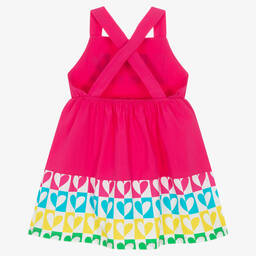 Agatha Ruiz de la Prada-Розовое платье с сердечками | Childrensalon Outlet