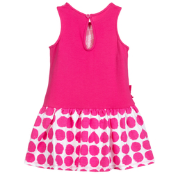 Agatha Ruiz de la Prada-Розовое платье с сердечками для девочек | Childrensalon Outlet