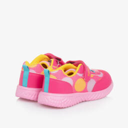 Agatha Ruiz de la Prada-Girls Pink Polka Dot Sneakers | Childrensalon Outlet