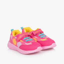 Agatha Ruiz de la Prada-Girls Pink Polka Dot Sneakers | Childrensalon Outlet