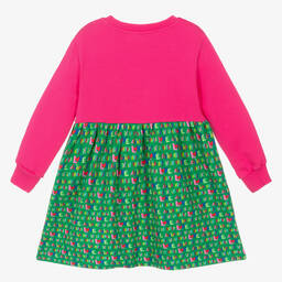 Agatha Ruiz de la Prada-Girls Pink Sweatshirt Dress | Childrensalon Outlet