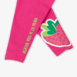 Agatha Ruiz de la Prada-Girls Pink & White Jersey Ensemble | Childrensalon Outlet