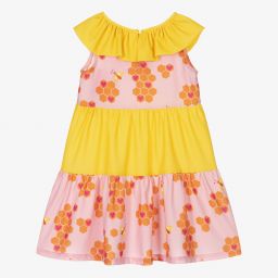 Agatha Ruiz de la Prada-Girls Pink & Yellow Dress | Childrensalon Outlet