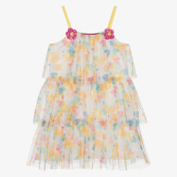 Agatha Ruiz de la Prada-Girls Pink & Yellow Tulle Layers | Childrensalon Outlet