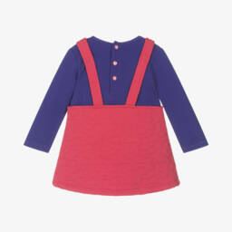 Agatha Ruiz de la Prada-Girls Quilted Pink Dress Ensemble | Childrensalon Outlet