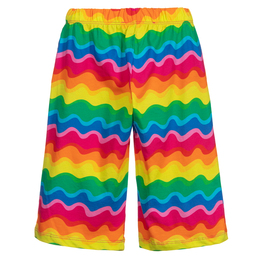Agatha Ruiz de la Prada-بنطلون كولوت قطن جيرسي بطبعة قوس قزح للبنات | Childrensalon Outlet