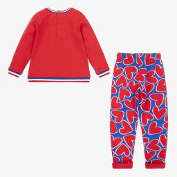 Agatha Ruiz de la Prada-Красно-синий спортивный костюм для девочек | Childrensalon Outlet