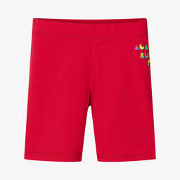 Agatha Ruiz de la Prada-Girls Red Cotton Cycling Shorts | Childrensalon Outlet