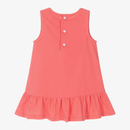 Agatha Ruiz de la Prada-Girls Rosy Cotton Heart Dress | Childrensalon Outlet
