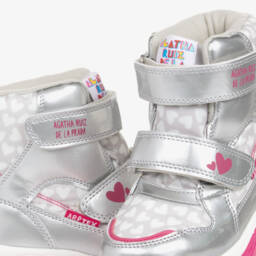 Agatha Ruiz de la Prada-Зимние сапоги с блестящим узором в виде сердца для девочек | Childrensalon Outlet
