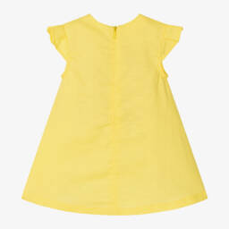 Agatha Ruiz de la Prada-Girls Sunny Linen Cotton Floral Dress | Childrensalon Outlet