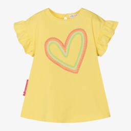 Agatha Ruiz de la Prada-فستان قطن بناتي بتصميم قلب مشرق | Childrensalon Outlet
