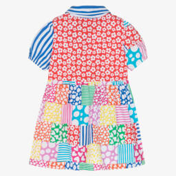 Agatha Ruiz de la Prada-Girls Vibrant Blue Patchwork Dress | Childrensalon Outlet