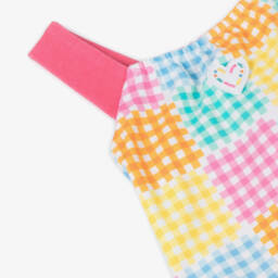 Agatha Ruiz de la Prada-Girls Vibrant Gingham Cotton Frock | Childrensalon Outlet