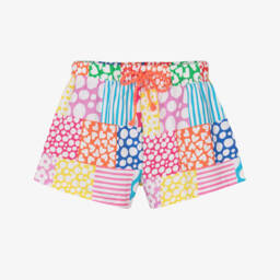 Agatha Ruiz de la Prada-Girls Vibrant Patterned Cotton Shorts | Childrensalon Outlet