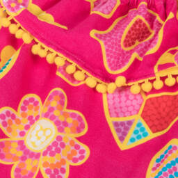 Agatha Ruiz de la Prada-Girls Vibrant Pink Cotton Blouse | Childrensalon Outlet