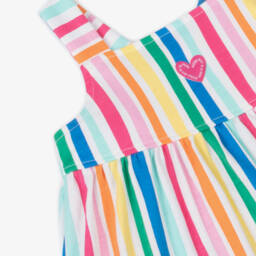 Agatha Ruiz de la Prada-فستان صيفي مخطط بألوان زاهية للبنات | Childrensalon Outlet