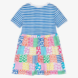 Agatha Ruiz de la Prada-Girls Vibrant Striped Cotton Dress | Childrensalon Outlet
